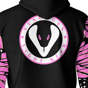 Sudadera con Capucha con Estampado de Mariposa Venenosa Unisex, Especialmente para Mujer, Sudadera con Logotipo Personalizado, Ropa Urbana, Mezcla de Algodón y Poliéster - Product Image 4