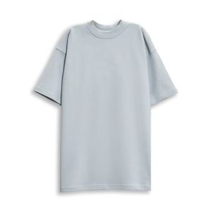 เสื้อยืดคอกลมแขนสั้นทรงหลวมผ้าฝ้ายแท้ 100% สำหรับผู้ชาย  รับสกรีนโลโก้ ระบายอากาศได้ดี คุณภาพสูง น้ำหนัก 220 กรัม - Product Image 4