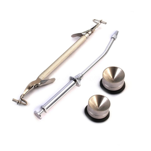 Portaamalgama dental y kit de herramientas manuales de acero inoxidable para restauraciones dentales profesionales - Product Image 1