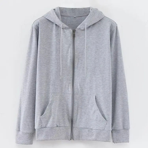 Sudadera con Capucha y Cierre Completo, Diseño Transpirable, Ligera, para Hombre, Invierno, Gimnasio, Entrenamiento, Fisicoculturismo, 100% Algodón - Product Image 5