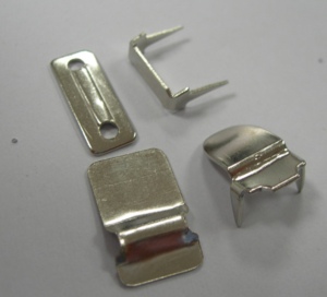 DK-695 No-sew <b>Hook</b> & Bars | No Sew Trouser <b>Hook</b> Set Brass Durable Garment <b>Clips</b> 4 Piece - Product Image 1