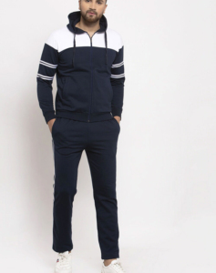 Fournisseur en gros proposant des ensembles de survêtements en coton 2 pièces pour hommes, en stock, avec étiquette privée et logo personnalisé. - Product Image 6