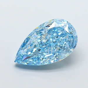 Diamante Cultivado en Laboratorio de Corte Pera de 5.01 ct, Azul Intenso VS2, Certificado IGI, Diamante Suelto CVD al por Mayor para la Fabricación de Joyas - Product Image 1