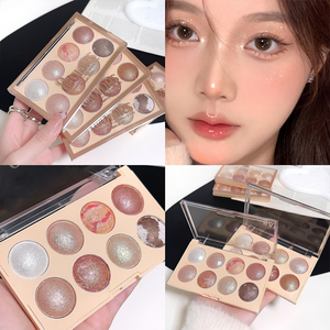 8 Colors Baked <b>Eyeshadow</b> & Highlighter Palette - Product Image 6