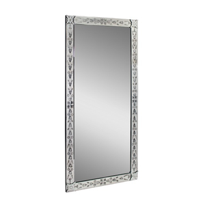 Espejo Veneciano Barroco de Lujo |   Espejo Decorativo de Pared Estilo Vintage |   Espejo de Vidrio Antiguo |   Decoración Elegante para Sala de Estar - Product Image 1