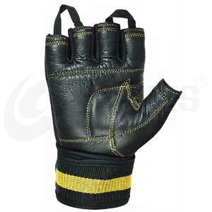 Guantes de Gimnasio Personalizados con Logotipo a Color, Medios Dedos, Soporte para Muñeca, Correa Ajustable, Transpirables, Ligeros, de Algodón - Product Image 5