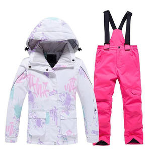 Combinaison de ski d'hiver imperméable, chauffante, coupe-vent, respirante, écologique, vestes de ski, ensembles de snowboard, OEM personnalisé, tailles plus grandes - Product Image 2