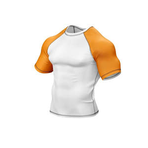 Top Sales Rash Guard Sportswear Custom Bjj Printed Rash Guard Solid Color Mma Men Rashguard Wholesale Price - Product Image 3