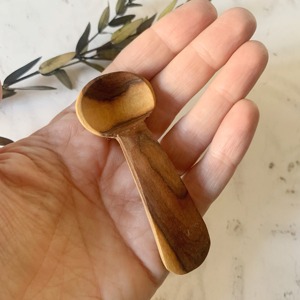 Handmade Wooden Coffee Scoop Natural Hardwood Coffee <b>Measuring</b> <b>Spoon</b> Tea Sugar Spice Scoop Eco Friendly Kitchen Accessories Food - Product Image 6