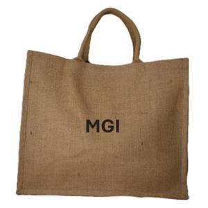 Customized Reusable Extra Large Capacity High-Quality Eco-Friendly <b>Jute</b> Tote <b>Bag</b> for Beach <b>Shopping</b> with Custom Logo - Product Image 2