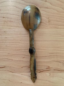 Trendy Servers Tabletop Horn Cutlery New Kitchen Tools Natural Horn Serving <b>Spoon</b> Flatware Dinnerware Tableware Cutlery - Product Image 6