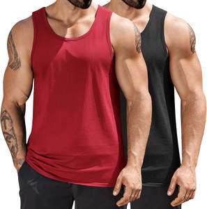 Camiseta sin mangas para hombre, dinámica, de tela de poliéster suave, transpirable, de ajuste cómodo, ligera, con caída fresca, elástica y cómoda para el día a día. - Product Image 1