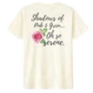   Camiseta con Estampado Inspirado, de Algodón Crema, Manga Corta, Estilo Casual, para Mujer, Top Moderno con Estampado, Ropa Urbana para el Día a Día - Product Image 1