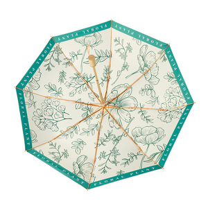 ร่มกันแดดสองระบบ ด้ามไม้สามตอน โครงอะลูมิเนียมอัลลอย 8K สียางปรับแต่งได้ ทันสมัย ป้องกันรังสียูวี - Product Image 5