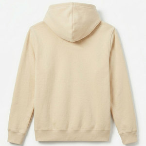 Sweat-shirt homme en coton mélangé avec broderie personnalisée et impression en relief, tissu polaire en coton de qualité supérieure - Product Image 2