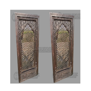Ensemble de cadres en bois sur le thème Mehraab Décoration indienne traditionnelle Plaque d'entrée en bois artisanale - Product Image 1