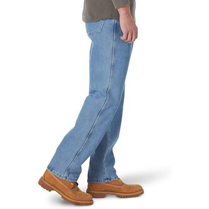 Jeans de Mezclilla de Alta Calidad para Hombre, Corte Recto, Color Azul Claro, Cintura Media, Ajuste Regular, Algodón, Estilo Casual de Primavera 2026 - Product Image 5