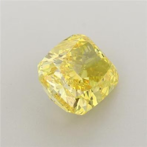 Diamante Cultivado en Laboratorio con Corte Cojín, 3ct, Amarillo Intenso, Claridad VS, Certificado IGI, Diamante Suelto para Joyería - Product Image 3