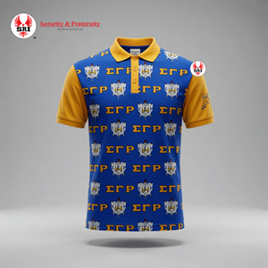 Tecnología Antimicrobiana Sigma Gamma Rho para Control de Olores en Camisetas |   Uniforme Resistente a las Manchas y Fácil de Cuidar para Camisa 100% Algodón - Product Image 6