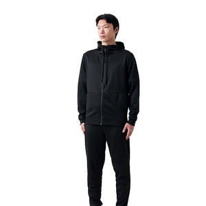 Survêtements pour hommes à fermeture éclair à prix raisonnable, prix compétitif, conception OEM professionnelle, survêtement uni teint pour hommes - Product Image 1