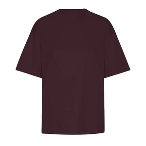 T-shirts pour femmes à bas prix, fabriqués en usine, avec logo personnalisé, taille adulte, t-shirts unis pour femmes - Product Image 2