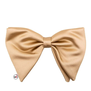 Noeuds papillon maçonniques ajustables en satin jaune pour hommes, pré-noués, avec boîte cadeau, en polyester respirant, style uni, service OEM - Product Image 5