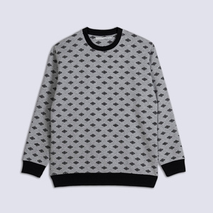 เสื้อสเวตเชิ้ตผู้ชายสีพื้น คอกลม ปักโลโก้ได้ ไซส์ผู้ใหญ่ สวมใส่สบายๆ ในฤดูหนาว แขนยาว - Product Image 4