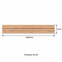 Moulures décoratives personnalisées en MDF avec placage en noyer noir pour les moulures murales intérieures, les plinthes, les plafonds et les encadrements de panneaux en bois