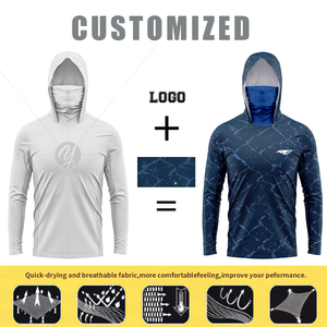 Camisetas de Pesca Personalizadas con Impresión Digital, Impermeables, de Secado Rápido, para Torneos, Unisex, OEM, Antiadherentes, con Logotipo Personalizado, UPF 50 - Product Image 2
