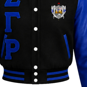 Chaqueta Bomber Corta de Satén para Mujer Sigma Gamma Rho, con Cierre Frontal, Estilo Casual, Ligera, Personalizada - Product Image 6
