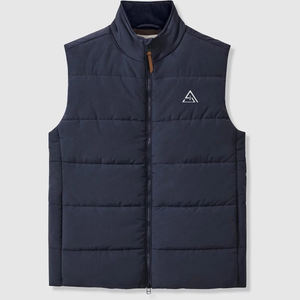 Chaleco Acolchado de Invierno para Hombre con Logotipo Personalizado, Estilo Casual, Impermeable, con Cierre de Cremallera, Diseño Burbuja Brillante - Product Image 1