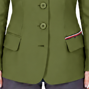 Olive Green Equestrian <b>Jacket</b> for <b>Women</b> Slim Fit Riding Blazer Elegant Horse Riding Competition Coat Custom Wholesale Equestrian - Product Image 5
