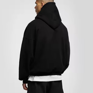 Sudadera Informal con Capucha de Forro Polar, Manga Larga, con Bolsillo Tipo Canguro, para Entrenamiento Deportivo, Viajes y Uso Diario - Product Image 4