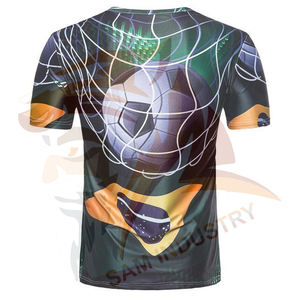 Camiseta Sublimada de Estilo Urbano para Hombre, Calidad Premium, Hecha de Poliéster y Algodón, Talla Personalizada - Product Image 2