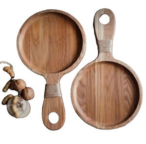 Bandeja de Madera Hecha a Mano para Servir en la Cocina, para Bodas, Bandeja de Servicio Hecha a Mano con Material 100% Orgánico - Product Image 1