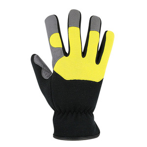 Gants de mécanicien unisexes en cuir, coupe-vent, respirants, à doigts entiers, prix abordable, pour la sécurité au travail - Product Image 5
