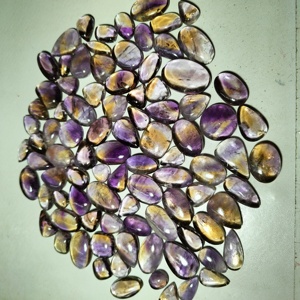 Wholesale Natural Loose Quartz Gemstone Cabochons Oval Cut Color Play Healing Jewelry 20-45mm 8-12g - Product Image 4