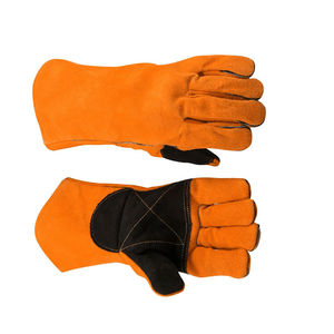 Guantes de Seguridad de Cuero Vacuno de Alta Calidad para Trabajar y Soldar con Características de Protección - Product Image 4