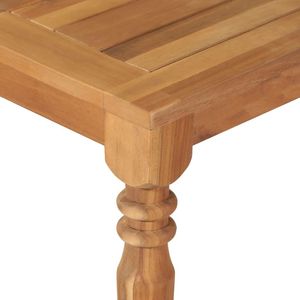 Tavolo da giardino in legno massello di Acacia 66.9 \ "x35.4 \" x29.5 \ "tavoli da esterno - Product Image 4
