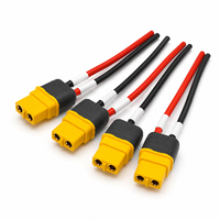 Câble Pigtail Lipo en Cuivre Étamé XT30 XT60 XT60U XT90 10 12 14 16 AWG pour Connecteur de Batterie de Drone UAV