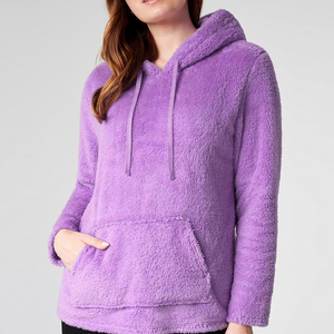 <b>Women</b> Sherpa <b>Hoodie</b> Full Zip <b>Teddy</b> <b>Fleece</b> Jacket <b>Hoodie</b> Warm Winter Casual Outdoor Activewear Custom OEM Wholesale - Product Image 5