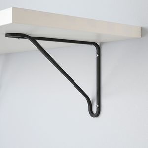 Premium Powder Coated Iron Shelf Bracket for <b>Floating</b> <b>Shelves</b> Living Room Bedroom Office Decoration Use - Product Image 1