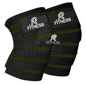 Bandage de soutien du genou, coussinets élastiques en nylon, genouillère professionnelle, protection respirante, unisexe, musculation, fitness - Product Image 4