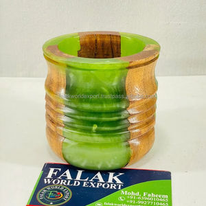 Mubkhar Natural mango Wood Resin Bakhoor Burner Bakhoor Burner Wood for Wedding <b>Gift</b> Incense Burner for <b>Eid</b> Ramadan - Product Image 2