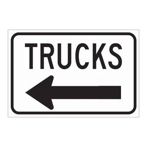 Panneau réfléchissant haute visibilité Brady Trucks, résistant aux intempéries, pour les itinéraires de camions et les zones de stationnement - Product Image 3
