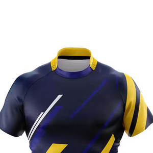 Maillot de rugby personnalisable en polyester 100 %, 320 g/m², respirant, avec logo brodé, durable, pour hommes, vente en gros - Product Image 5