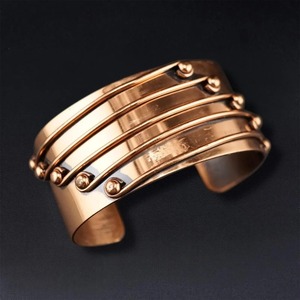 Brazalete de Cobre Hecho a Mano, Cobre Puro de Alta Calidad, Diseño Personalizado, para el Día de la Madre, para Cualquier Ocasión - Product Image 2