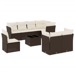 Set divano giardino marrone - Product Image 2