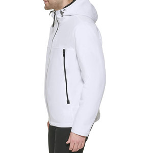 Veste universitaire URBANGAZER pour homme, blanche, épaisse, écologique, style streetwear, imperméable, rembourrage en polyester, manteau d'hiver décontracté, coupe classique - Product Image 4