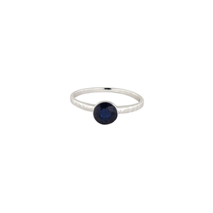 <b>Dainty</b> 1.4 Grams Moissanite Sapphire <b>Ring</b> - Product Image 2